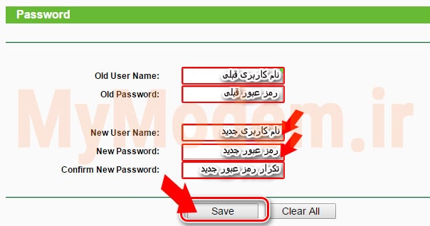 تنظیمات نام کاربری و رمز عبور مودم ایرانسل FD-M60 | مودم من
